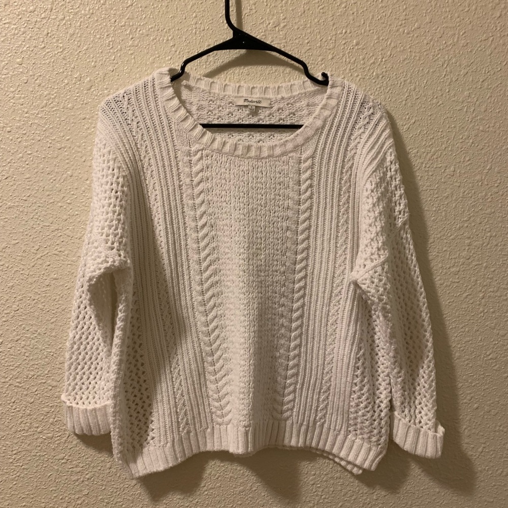 MADEWELL White Cotton Sweater